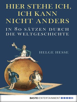 cover image of Hier stehe ich, ich kann nicht anders